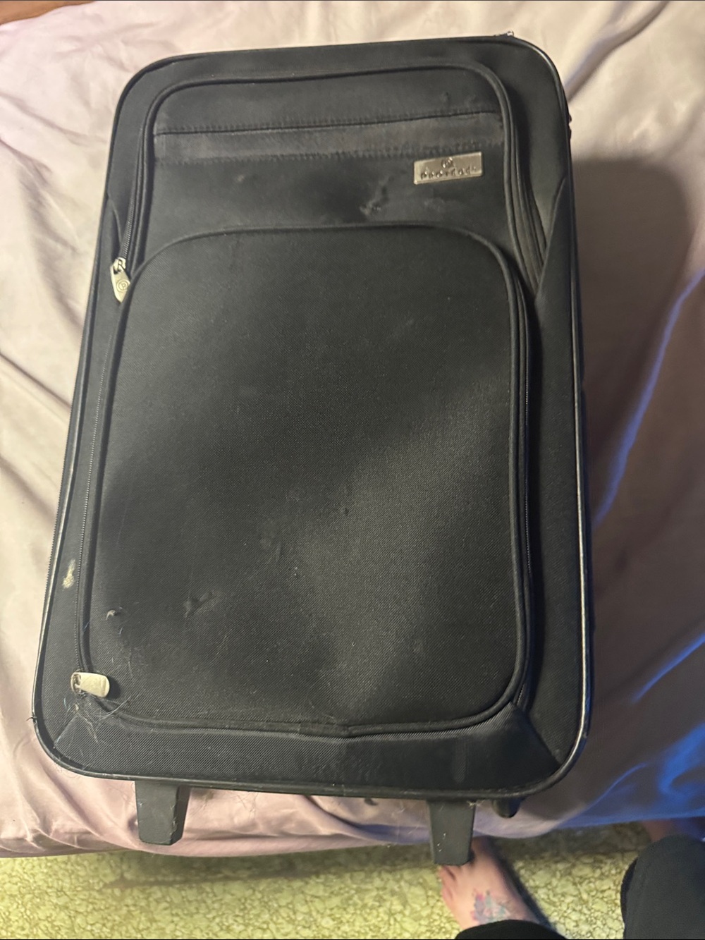 Black Rolling Travel Bag - Men's Carry-On